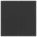 vidaXL Garden Dining Set Black Poly rattan and Steel Standard Stacking - 31.5 table length 4