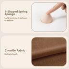 Chaise de style moderne, fauteuil de salon individuel, cadre en bois, design ergonomique, adaptée au salon, à la chambre, à l'appartement