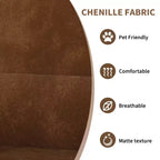 Chaise de style moderne, fauteuil de salon individuel, cadre en bois, design ergonomique, adaptée au salon, à la chambre, à l'appartement