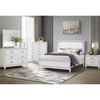 HomeStock 19.92 in.H MDF Horizontal Dressers with 14 - Drawers in White Finish