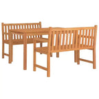 vidaXL Garden Dining Set Teak Fine Sanded Hardwood, Medium Durable