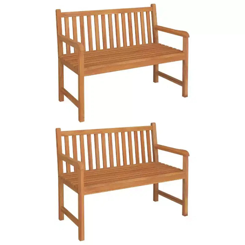 vidaXL Garden Dining Set Teak Fine Sanded Hardwood, Medium Durable