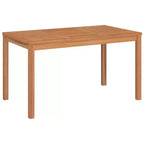 vidaXL Garden Dining Set Teak Fine Sanded Hardwood, Medium Durable