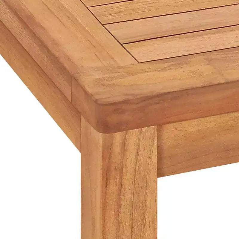 vidaXL Garden Dining Set Teak Fine Sanded Hardwood, Medium Durable