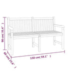 vidaXL Salon de jardin en teck 4 pièces durable
