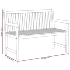 vidaXL Salon de jardin Teck massif Teck naturel Taille moyenne