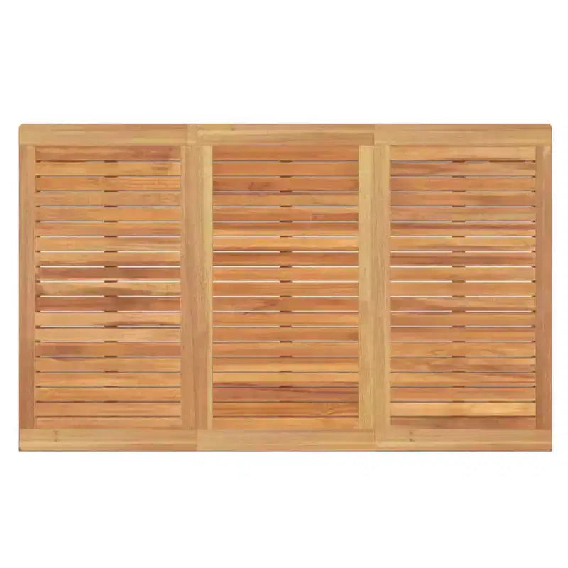 vidaXL Garden Dining Set Natural Teak Smooth Sanded Teak Hardwood Standard