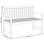 vidaXL Garden Dining Set Natural Teak Smooth Sanded Teak Hardwood Standard