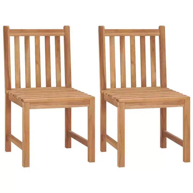 vidaXL Garden Dining Set Natural Teak Smooth Sanded Teak Hardwood Standard