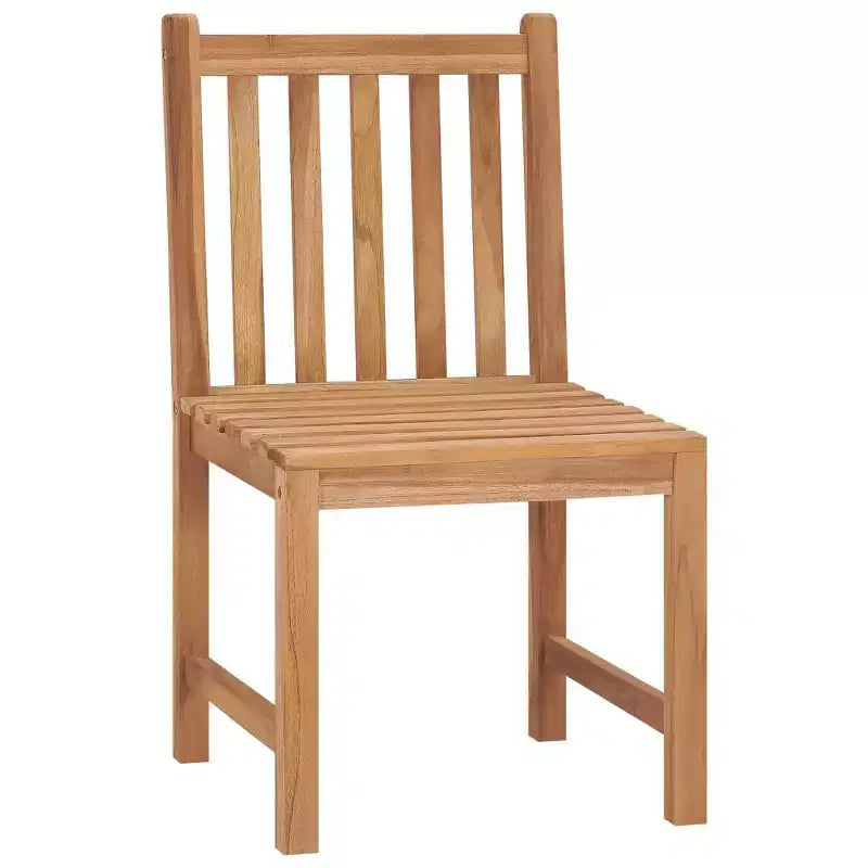 vidaXL Garden Dining Set Natural Teak Smooth Sanded Teak Hardwood Standard