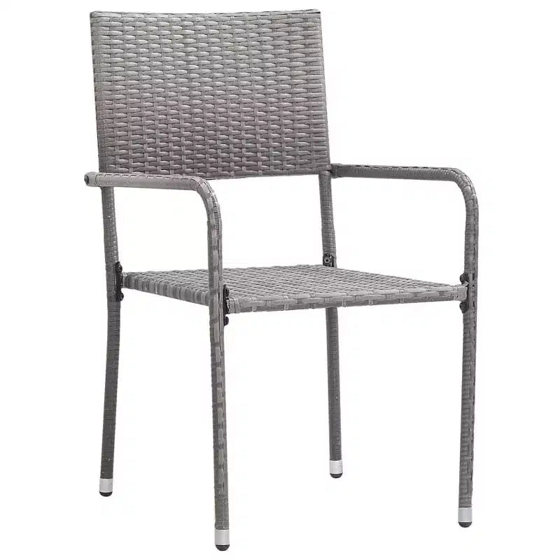 vidaXL Garden Dining Set - Gray 63 Table Length 4 Items