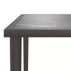 vidaXL Salon de jardin d'extérieur avec coussins en résine tressée gris