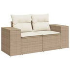 vidaXL Garden Sofa Set Beige and Cream