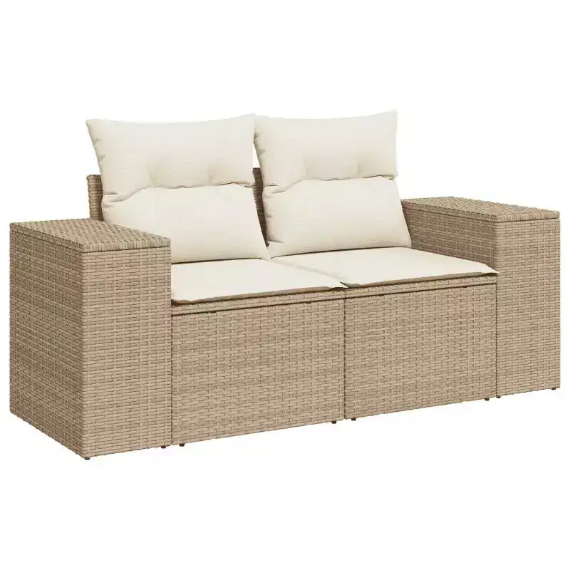 vidaXL Garden Sofa Set Beige and Cream