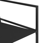 vidaXL Patio Dining Set Table and Chair Garden Outdoor Furniture Black Textilene