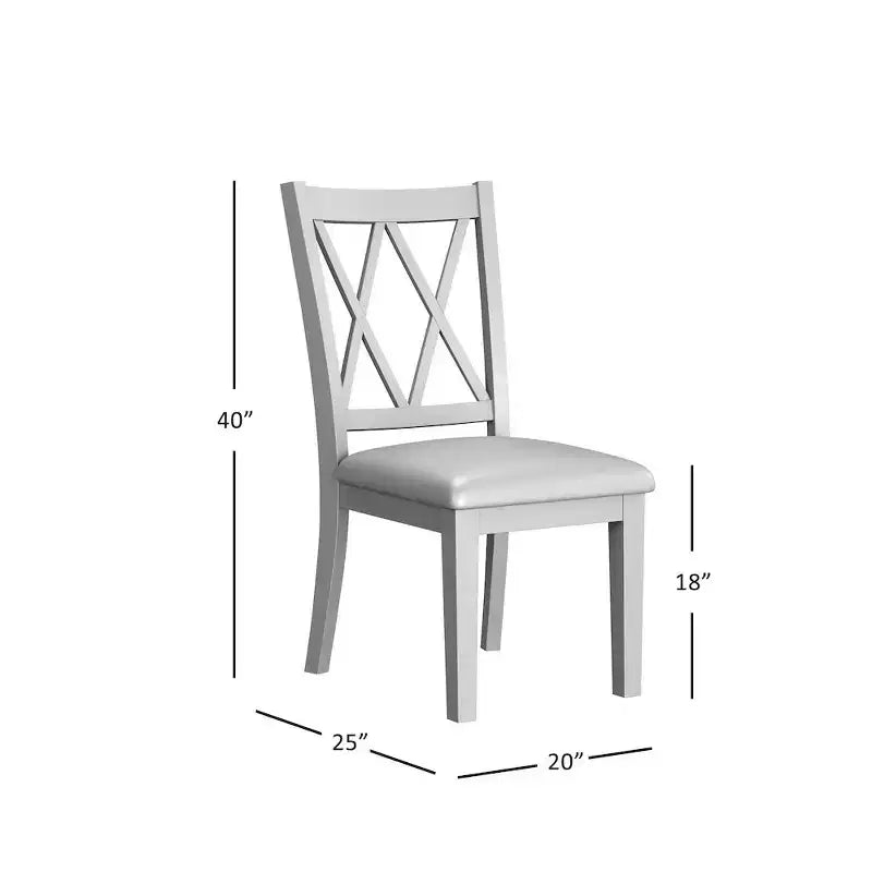 Jofran,Rustic Distressed Pine Dining Chair (Set of 2)
