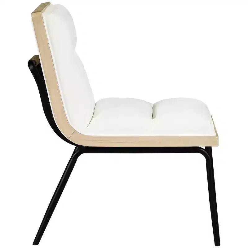 Meridian Furniture, Chaises de salle à manger Viceroy en tissu, ensemble de 2
