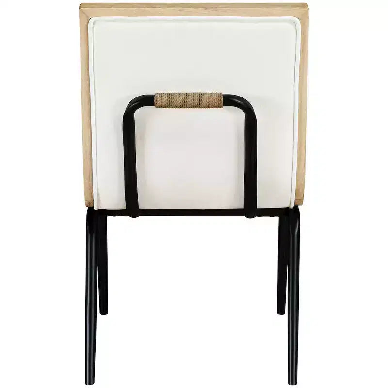 Meridian Furniture, Chaises de salle à manger Viceroy en tissu, ensemble de 2