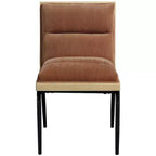 Meridian Furniture, Chaises de salle à manger Viceroy en tissu, ensemble de 2