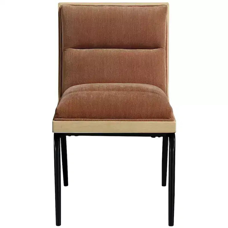 Meridian Furniture, Chaises de salle à manger Viceroy en tissu, ensemble de 2