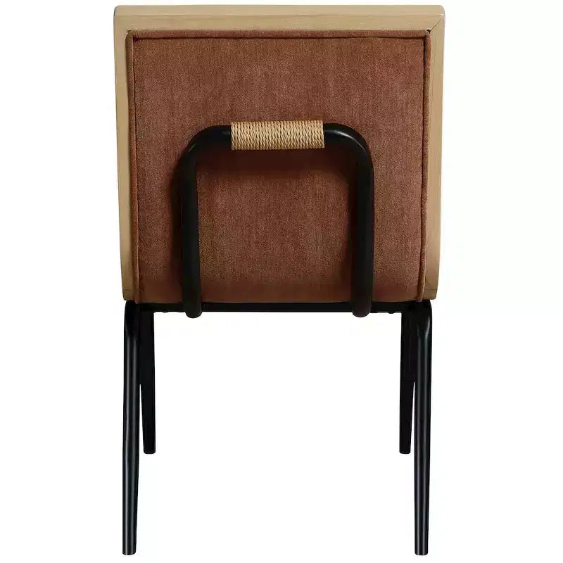 Meridian Furniture, Chaises de salle à manger Viceroy en tissu, ensemble de 2