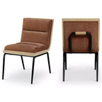 Meridian Furniture,Viceroy Fabric Upholstered Dining Chair, Set of 2