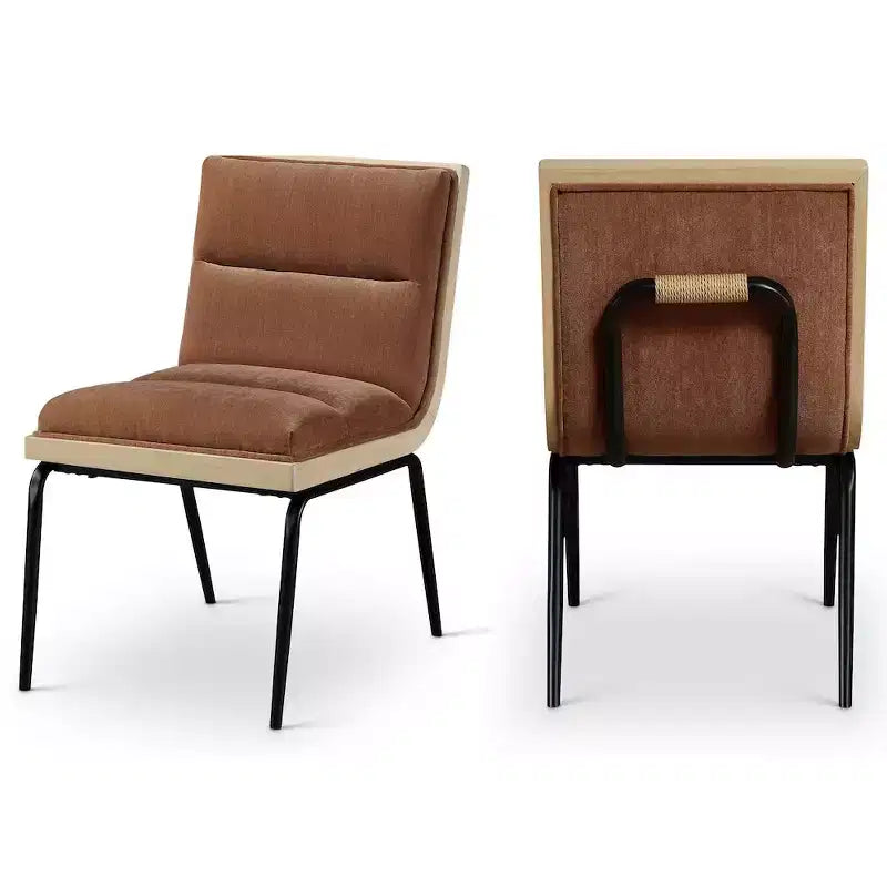 Meridian Furniture,Viceroy Fabric Upholstered Dining Chair, Set of 2