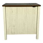 Table de chevet Homy Casa, table d'appoint de style rustique avec tiroir et placard à porte coulissante