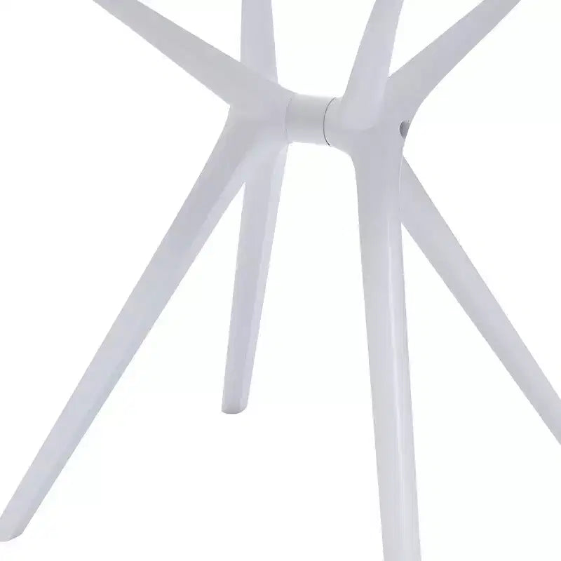 HomeRoots 28 White Heavy Duty Plastic Trestle Base Dining Table