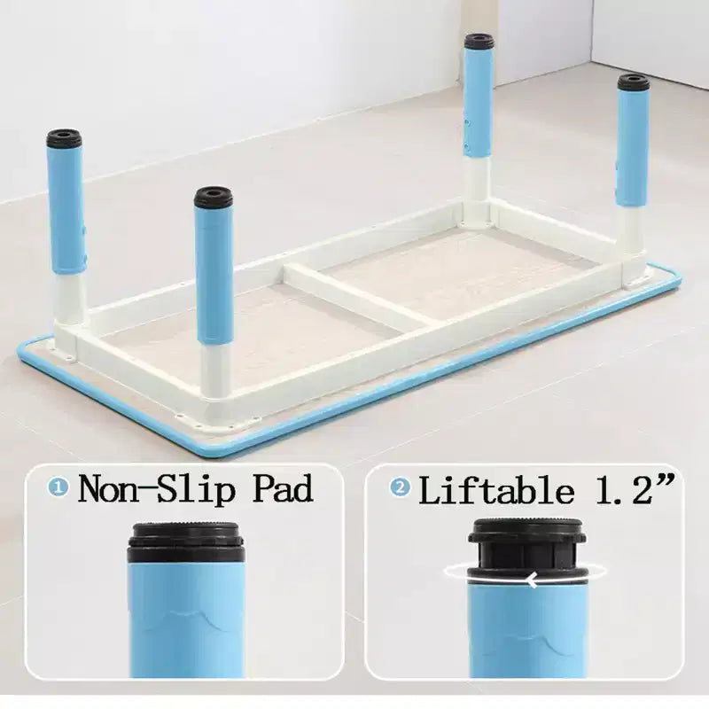 Table et chaises pour enfants, Ensemble table d'activités et de bricolage pour tout-petits réglable en hauteur avec 6 chaises, pour les 2-10 ans, Table d'activités artistiques pour enfants supportant jusqu'à 136 kg