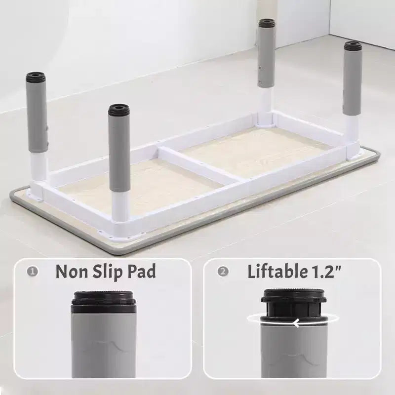 Table et chaises pour enfants, Ensemble table d'activités et de bricolage pour tout-petits réglable en hauteur avec 6 chaises, pour les 2-10 ans, Table d'activités artistiques pour enfants supportant jusqu'à 136 kg