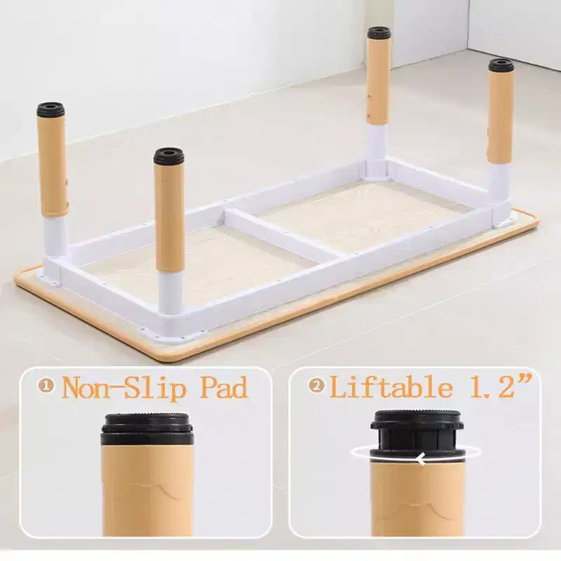 Table et chaises pour enfants, Ensemble table d'activités et de bricolage pour tout-petits réglable en hauteur avec 6 chaises, pour les 2-10 ans, Table d'activités artistiques pour enfants supportant jusqu'à 136 kg