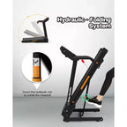 FYC 330lb Weight Capacity 3.5HP Folding Treadmill for Home with Incline Portable Electric Treadmill