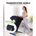 FYC 330lb Weight Capacity 3.5HP Folding Treadmill for Home with Incline Portable Electric Treadmill
