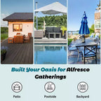 Celebalcony 8-Piece Patio Furniture Set with 45 Fire Pit Table,Outdoor Sectional Conversation Set Wicker Rattan Sofa Set with Coffee Table