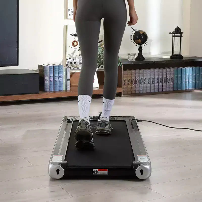 Tapis de marche COZONY avec inclinaison et télécommande, tapis de course de 2,25 CV sous le bureau pour la maison et le bureau