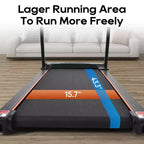 Folding Treadmill for Home with Incline & Heart Rate Sensor, 2.5HP Quiet Motor, USB Charging, Portable Running Walking Machine, 300lbs Capacity