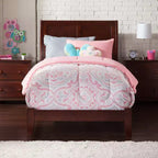 HomeStock 41.54 in.H Walnut Twin XL Size Freestanding Headboards with Bed Frame