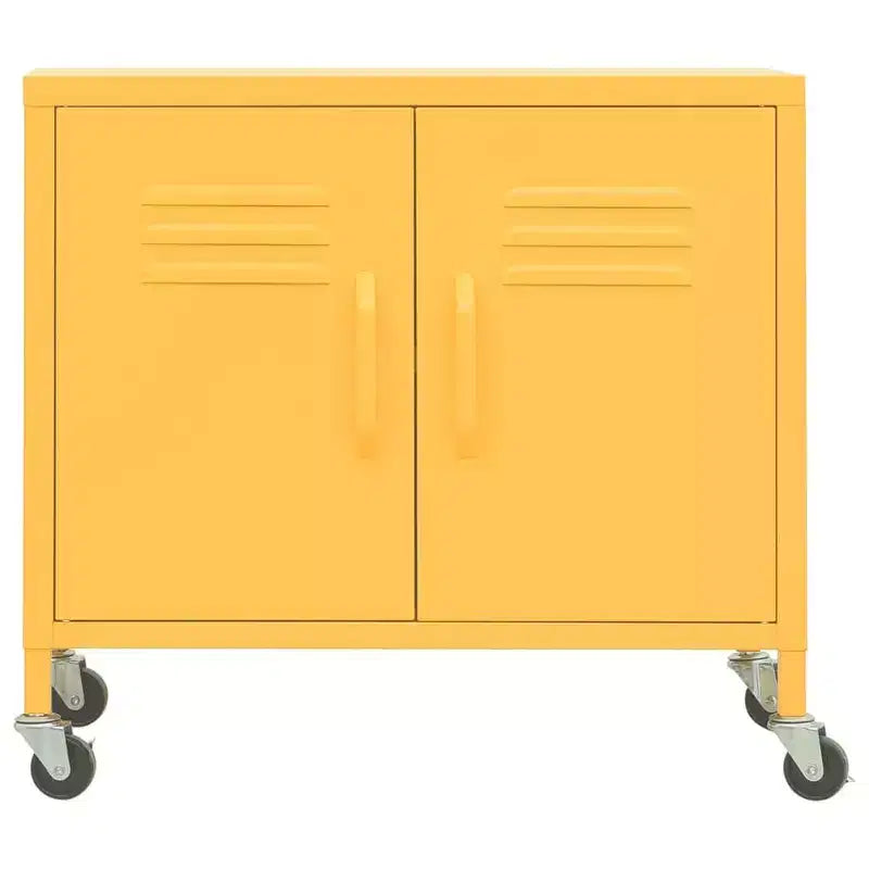 vidaXL Meuble de rangement Vert olive Acier Meuble de rangement moyen