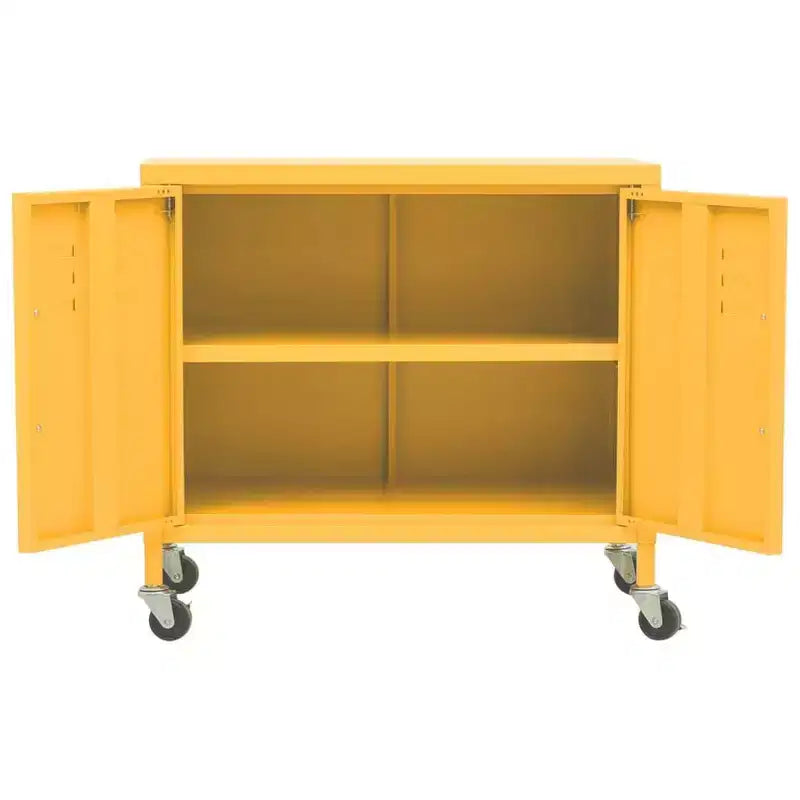 vidaXL Meuble de rangement Vert olive Acier Meuble de rangement moyen