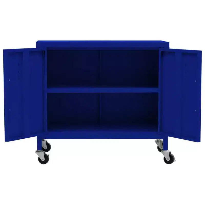 vidaXL Meuble de rangement Vert olive Acier Meuble de rangement moyen