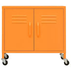 vidaXL Meuble de rangement Vert olive Acier Meuble de rangement moyen