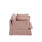 Fauteuil d'appoint surdimensionné Whisen 47.2, fauteuil en chenille, canapé simple confortable comme un nuage avec base et accoudoirs modernes