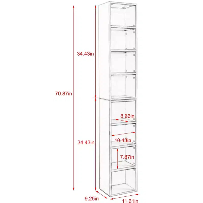 MAYEERTY Tour multimédia 8 niveaux, rangement CD DVD avec étagères réglables, pour maison et bureau, multi-usage