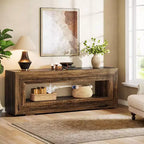 Lantine 63 TV Stand for 55/60/65/75-Inch TV, 2-Tier TV Console, Media Television Console, Entertainment Center for Living Room, Bedroom