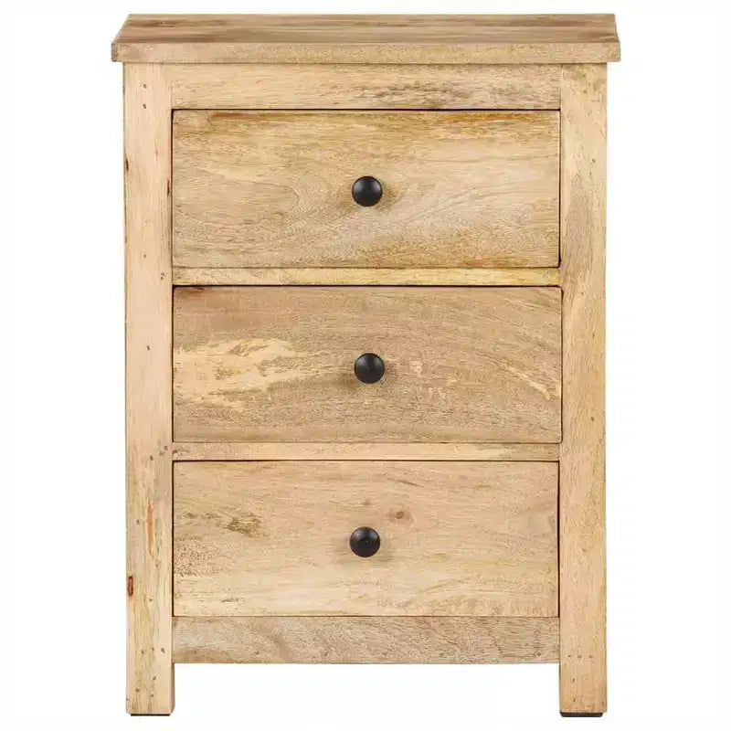 vidaXL Bedside Cabinet 17.7x13.8x23.6 Solid Mango Wood