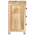 vidaXL Bedside Cabinet 17.7x13.8x23.6 Solid Mango Wood