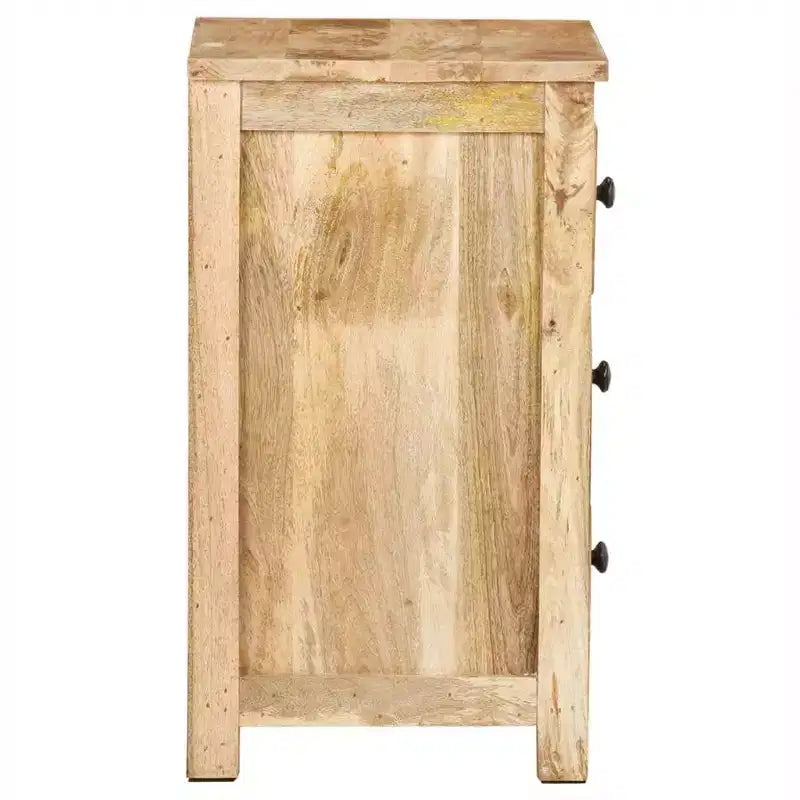 vidaXL Bedside Cabinet 17.7x13.8x23.6 Solid Mango Wood