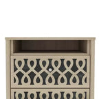Tables de chevet Galano Modern à 2 tiroirs avec rangement ouvert - Lot de 2 - 53,1 cm (L) x 39,9 cm (P) x 57,7 cm (H)