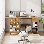 Table pliante pour machine à coudre, station de loisirs créatifs polyvalente avec étagères de rangement et roulettes verrouillables, bureau de couture mobile pour la maison, la chambre